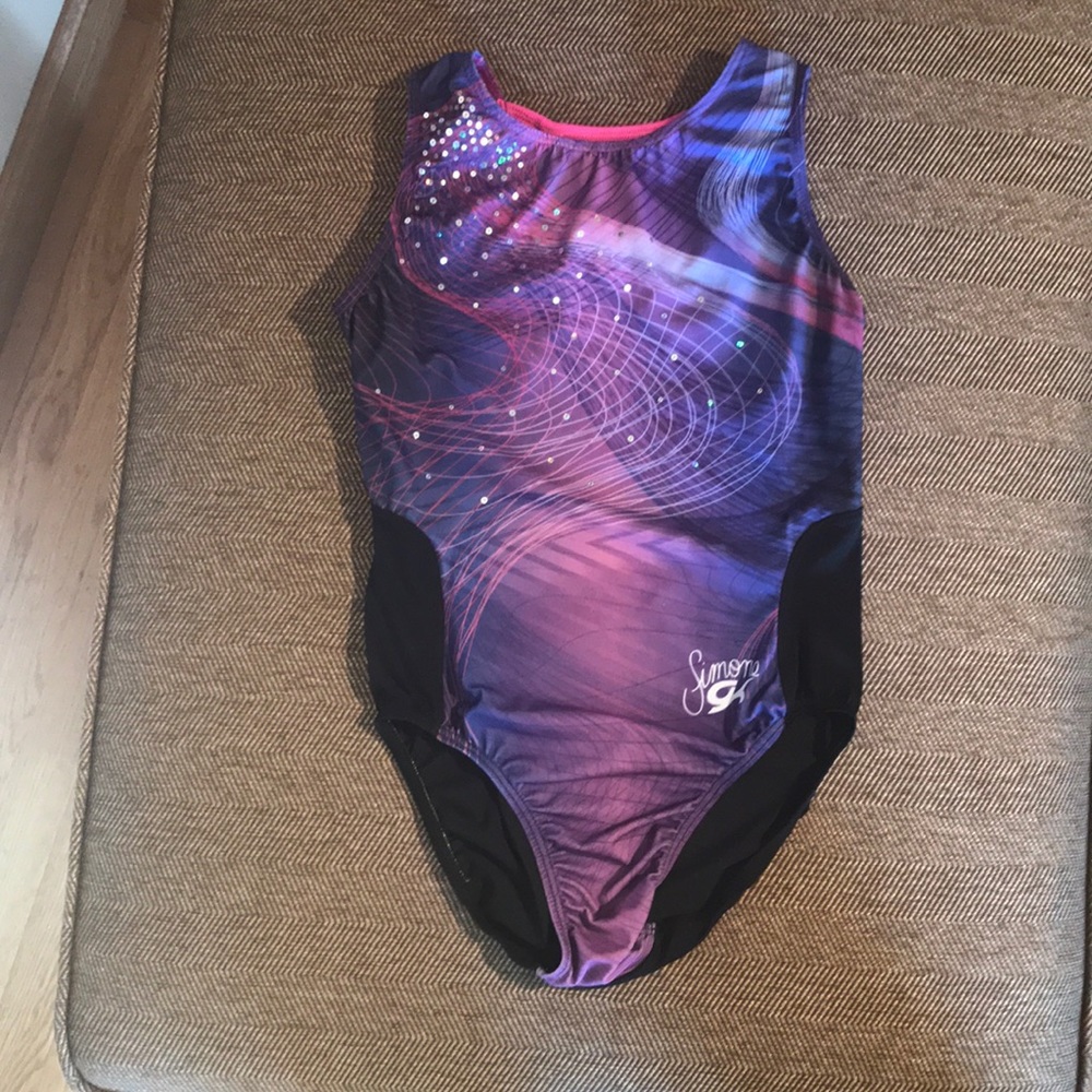 Purple/Blk Simone Biles Signature GK Gym Leo - AS